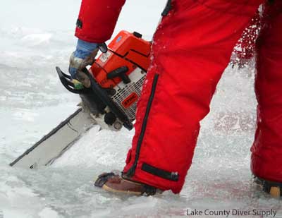 Ice Hole Chain saw