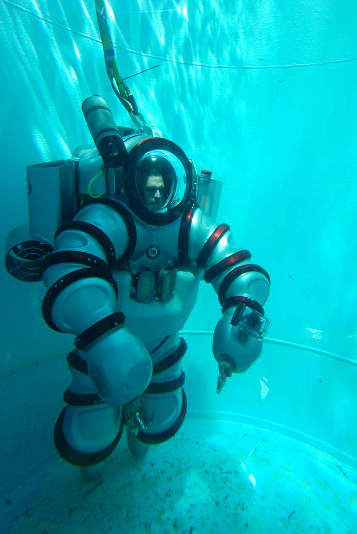 Exosuit underwater