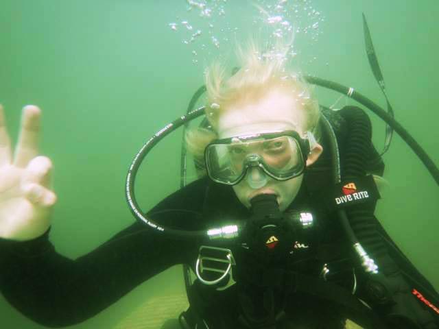 Kennedy scuba diving