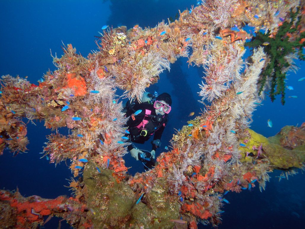 Nippo Maru wreck Truk Lagoon