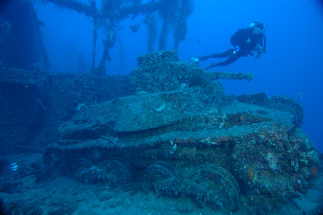  Shinkoku Maru tank Truk Lagoon